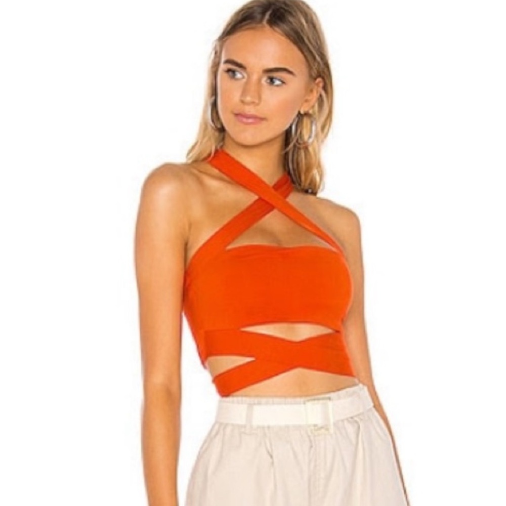 Elva Superdown Top in Poppy size Small - LIKE NEW